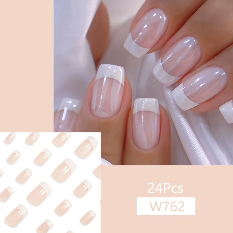 24Pcs/Set Cute and Playful Wearing False Nails