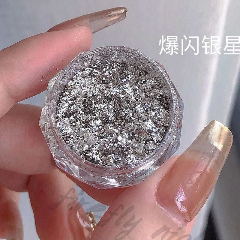1Box Chameleon Nail Flakes Net2-3g