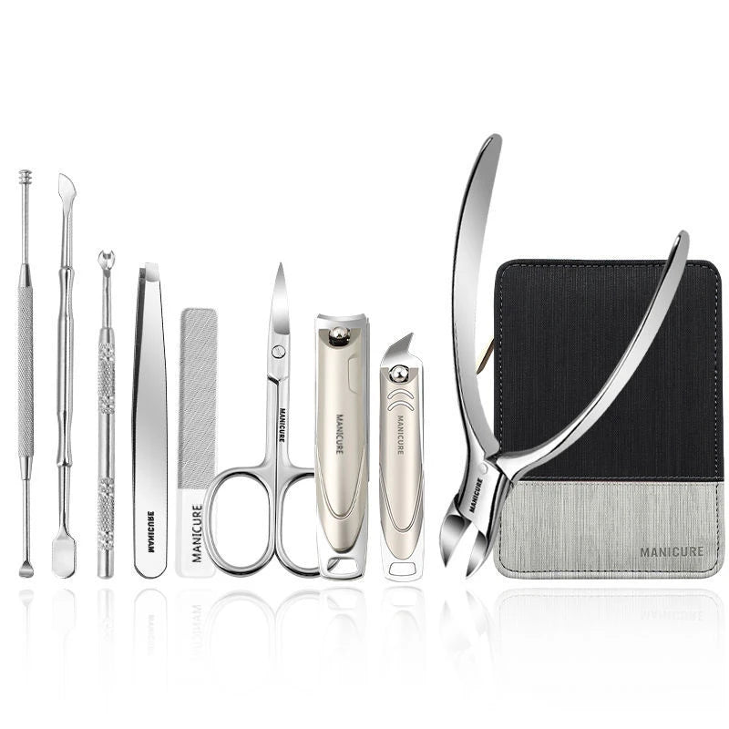 Manicure Set Professional 9 in 1 Nail Clippers Set