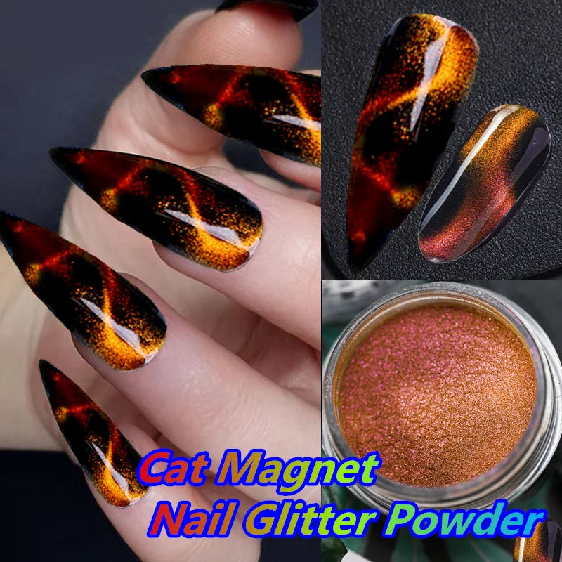 1Box Chameleon Nail Flakes Net2-3g