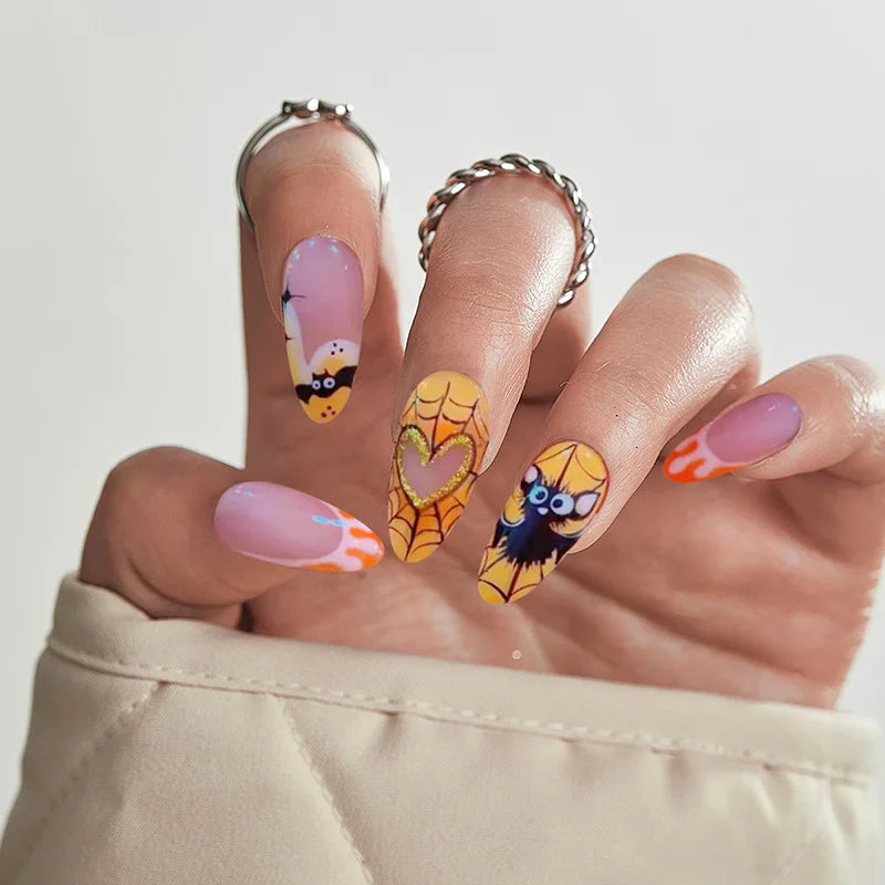 24pcsHalloween Fake Nails