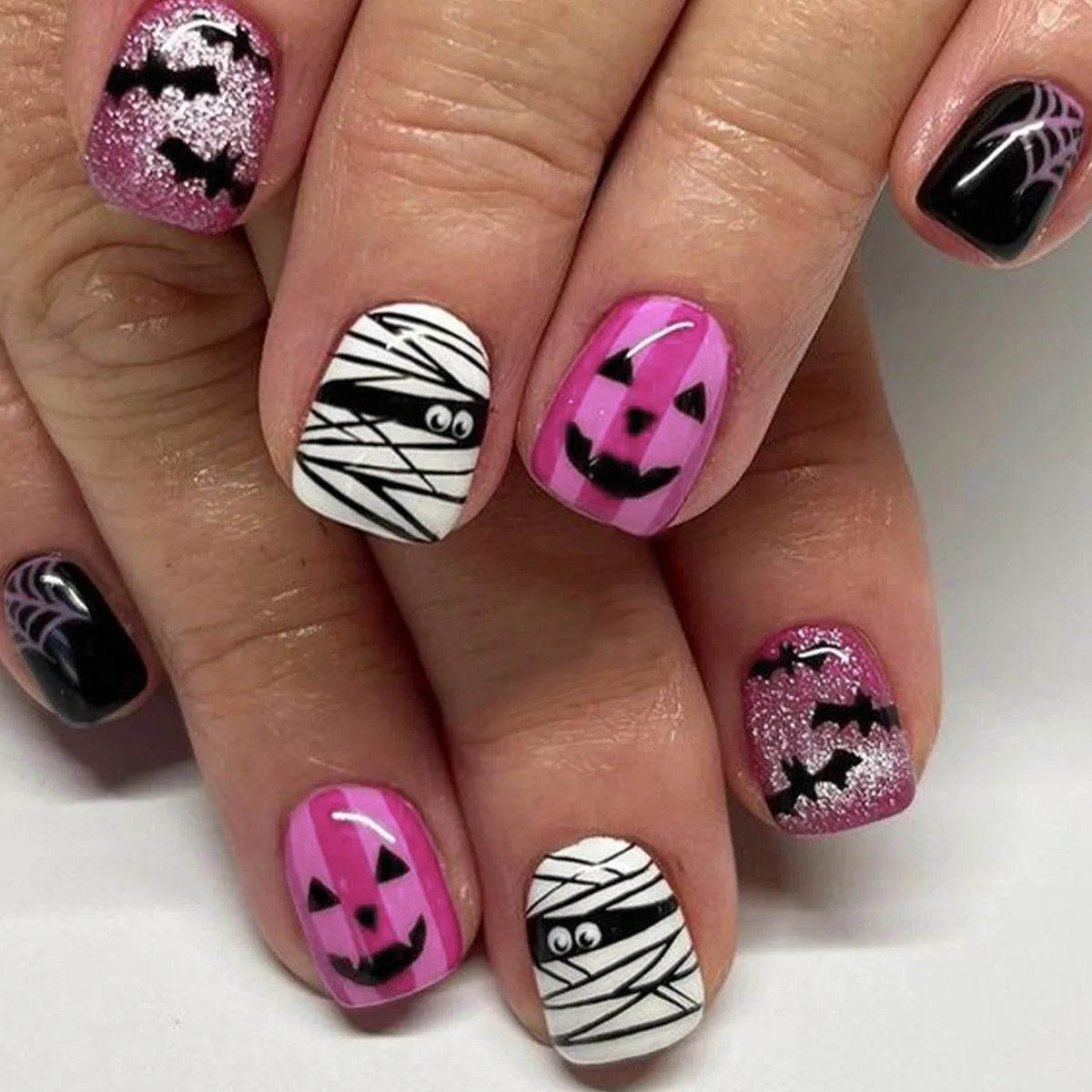 24pcsHalloween False Nails