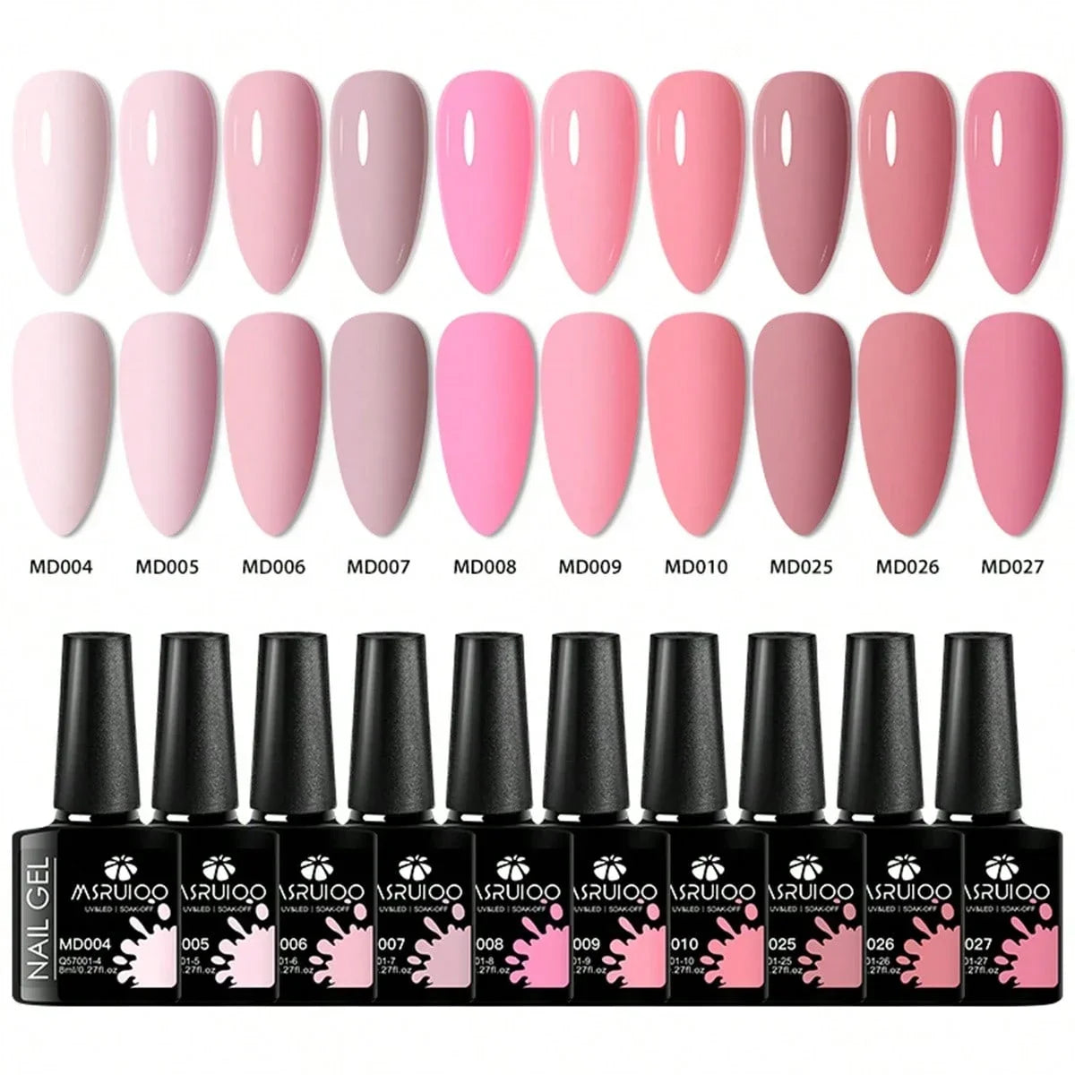 10pc Nail Gel Polish Set professional manicure tools set
