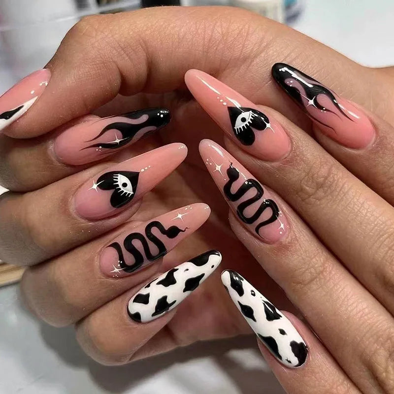 24pcsHalloween Fake Nails
