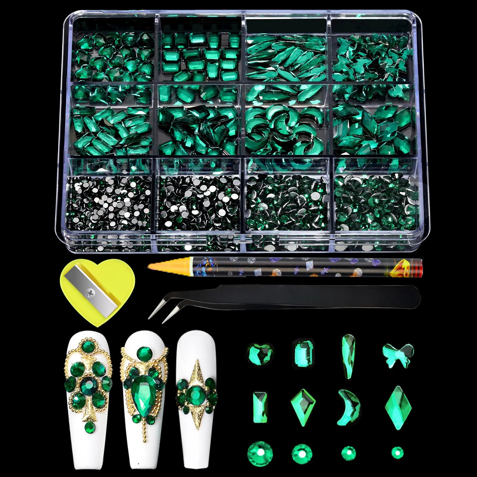 3D Multi-shape Luxury Nail