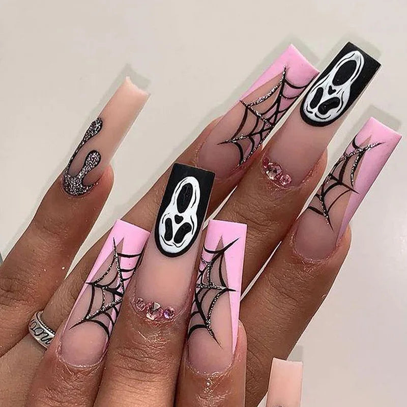 24pcsHalloween False Nails