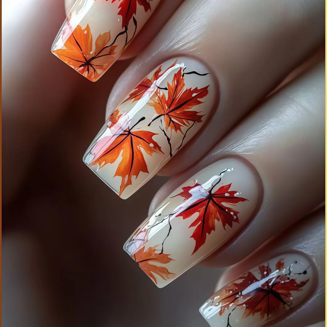 24pcsShort Medium long fake nails