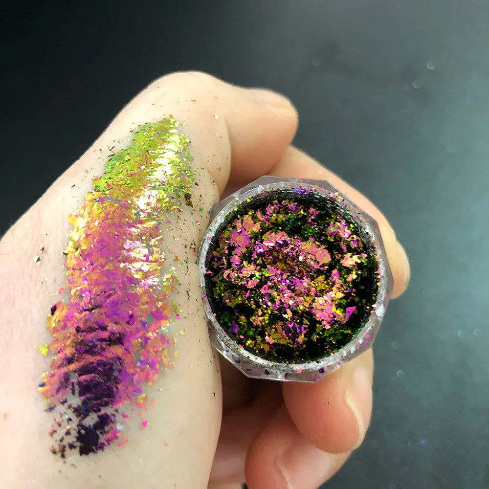1Box Chameleon Nail Flakes Net2-3g