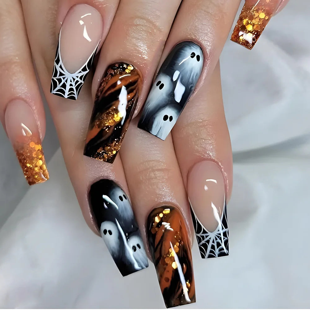 24pcs Halloween Press on Nails