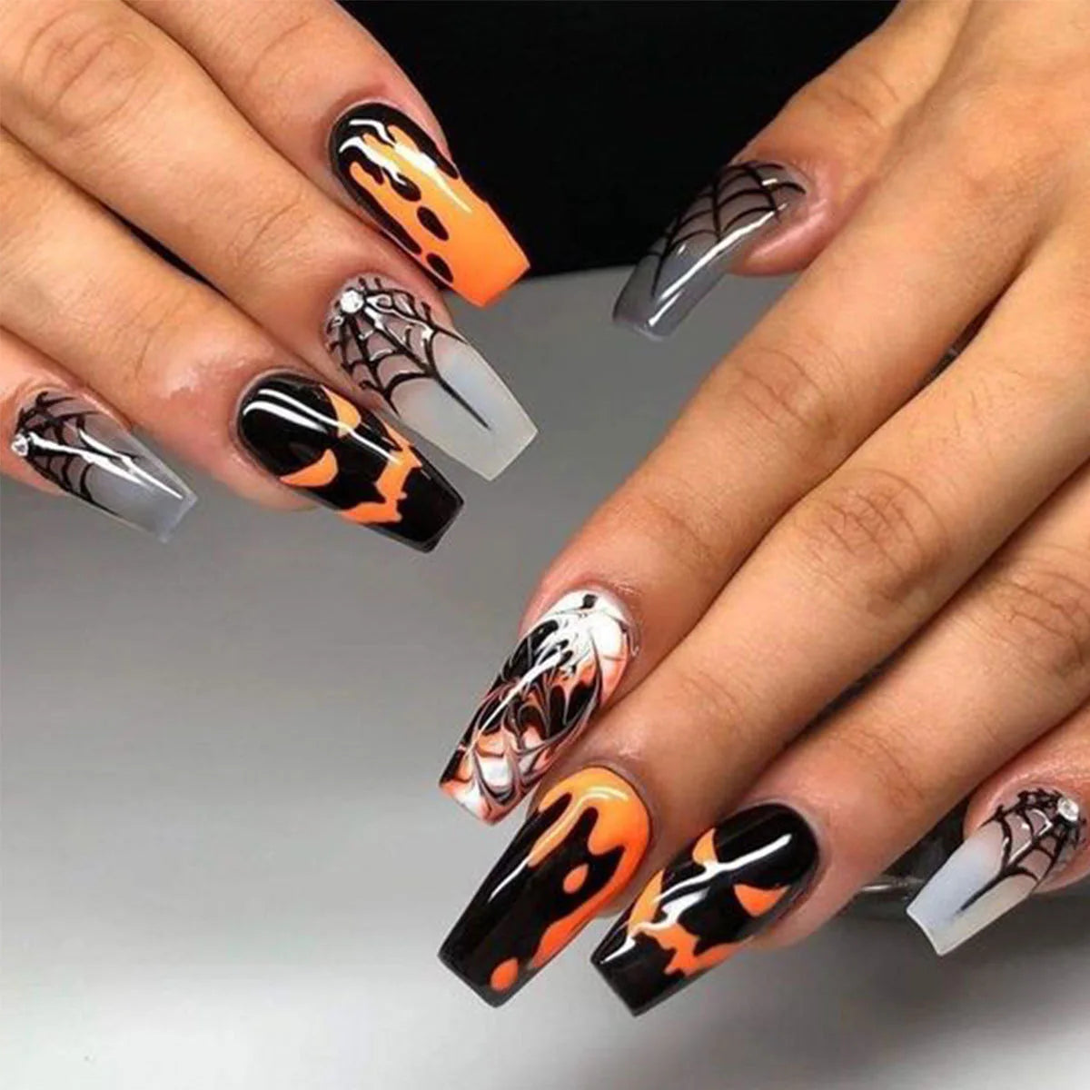 24pcsHalloween False Nails