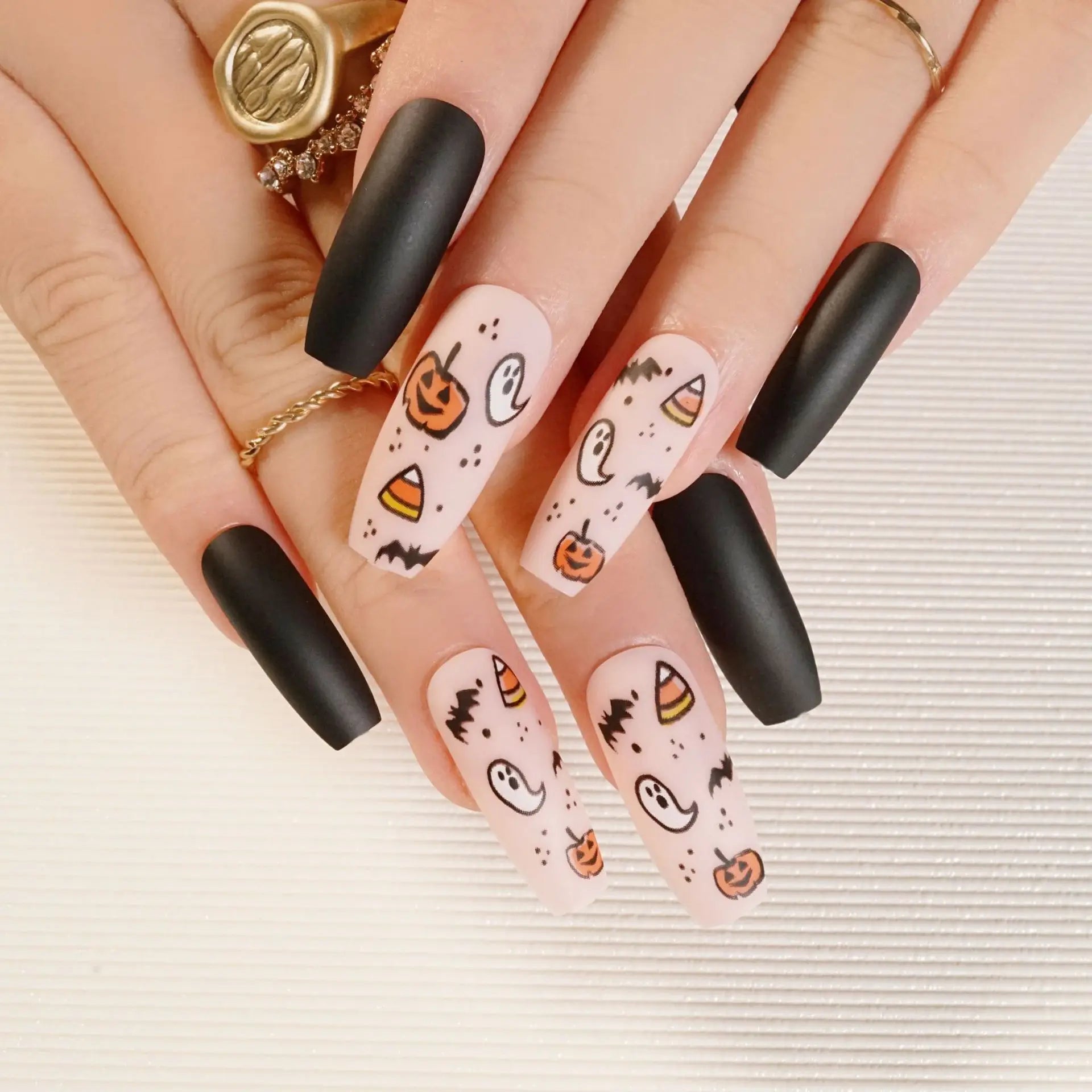 24pcsHalloween Fake Nails