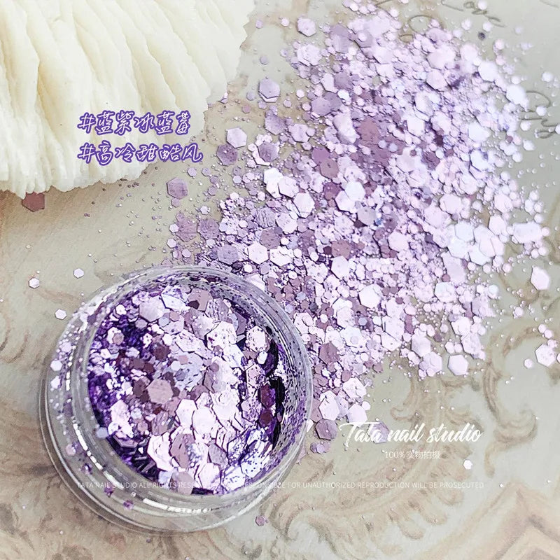 1Box Chameleon Nail Flakes Net2-3g