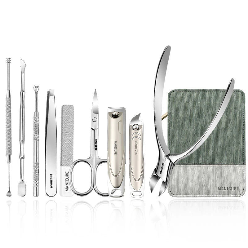 Manicure Set Professional 9 in 1 Nail Clippers Set