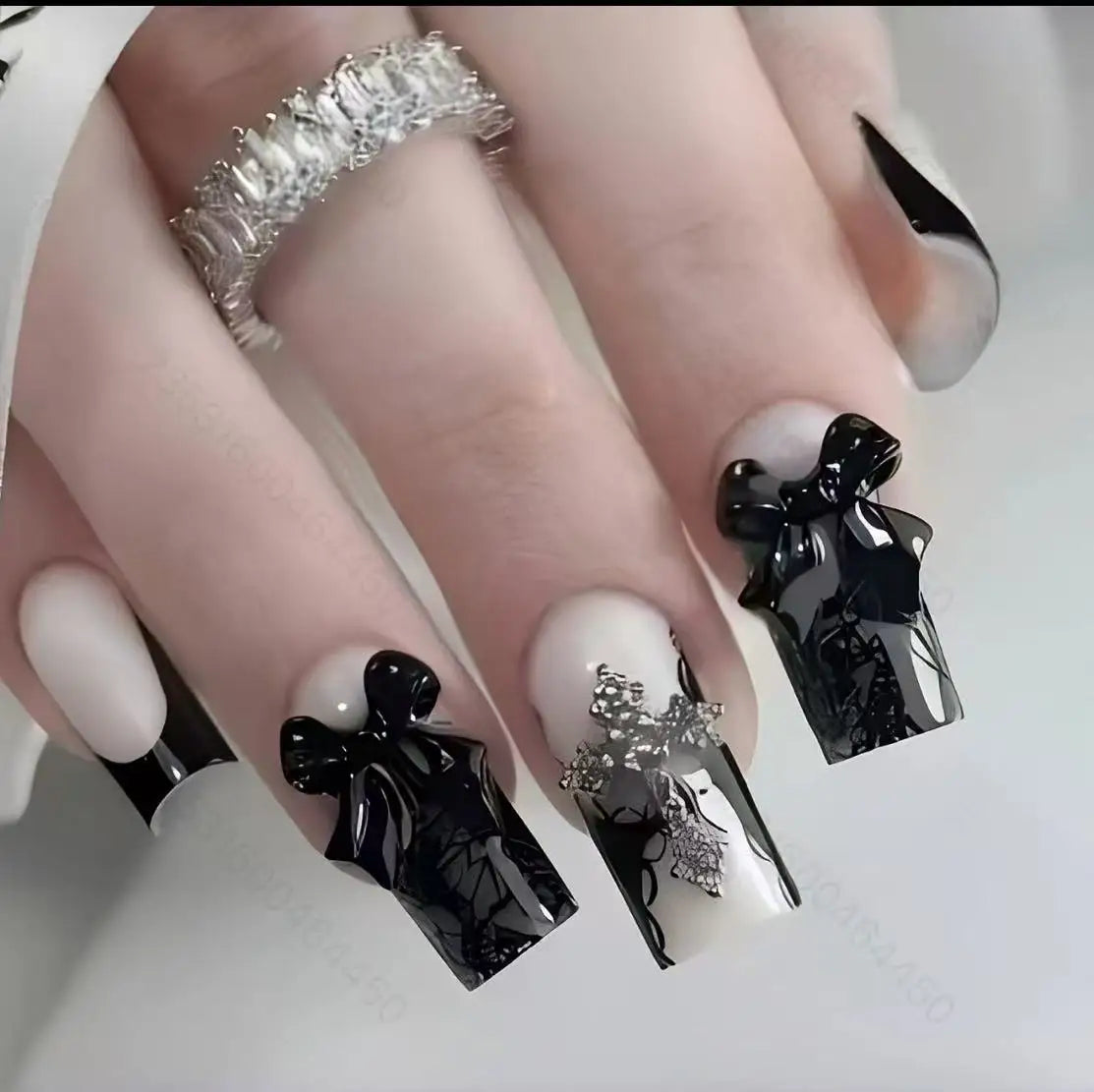 24pcs Ballet Fake Nails