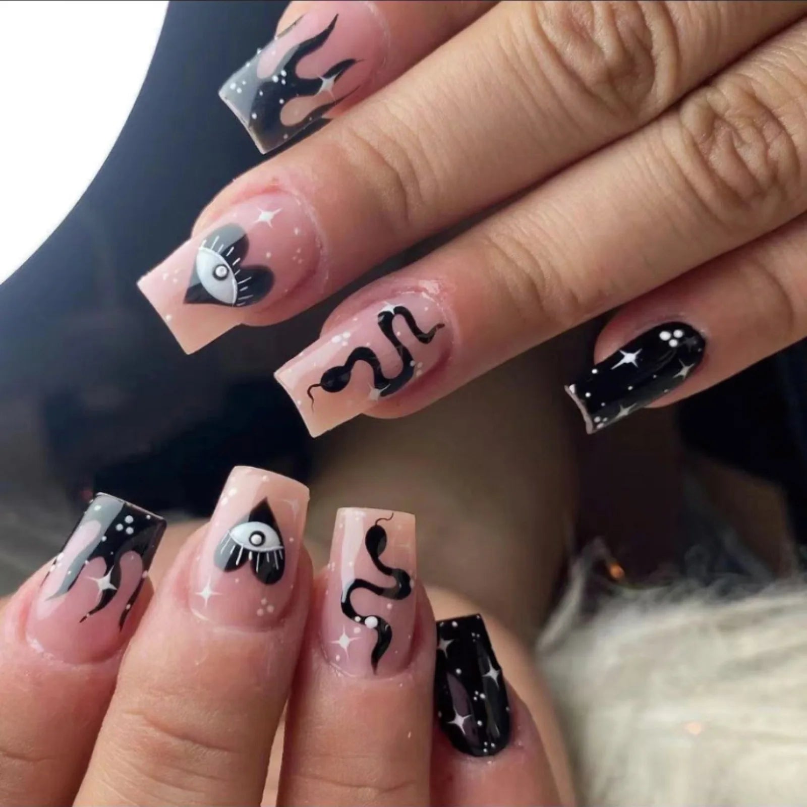 24pcsHalloween Fake Nails