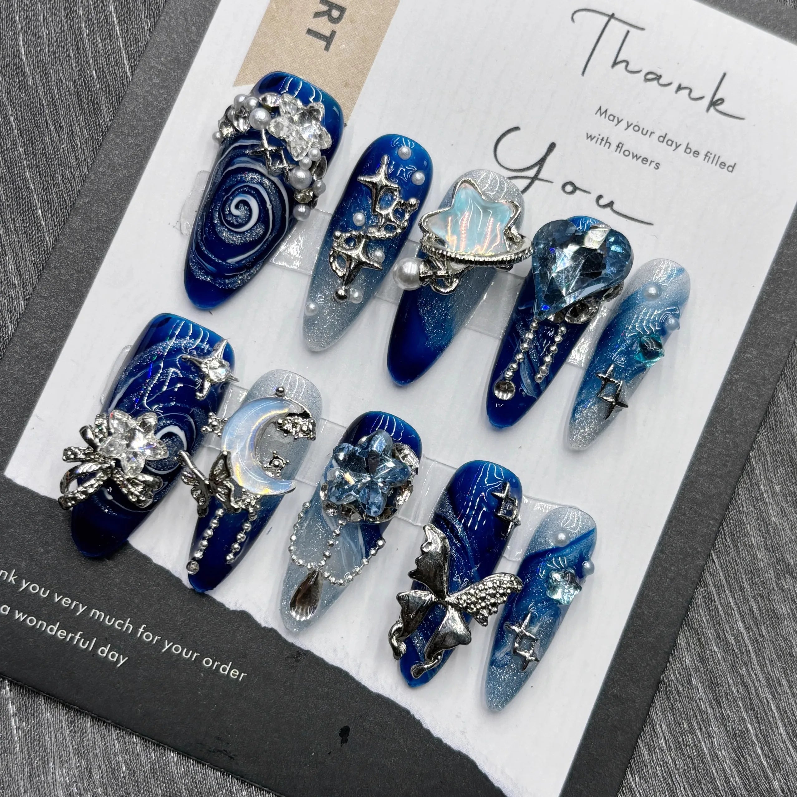 10Pcs High Quality Handmade Press on Nails