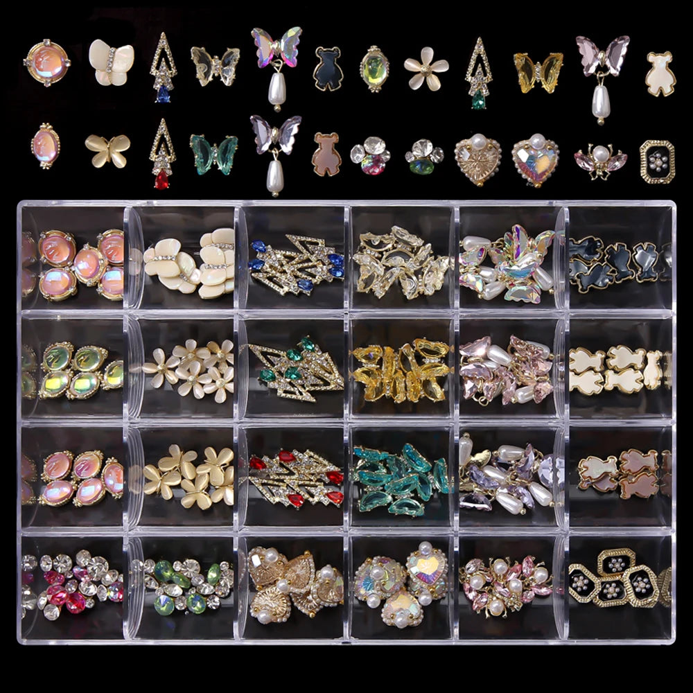 1Box Nail Rhinestones