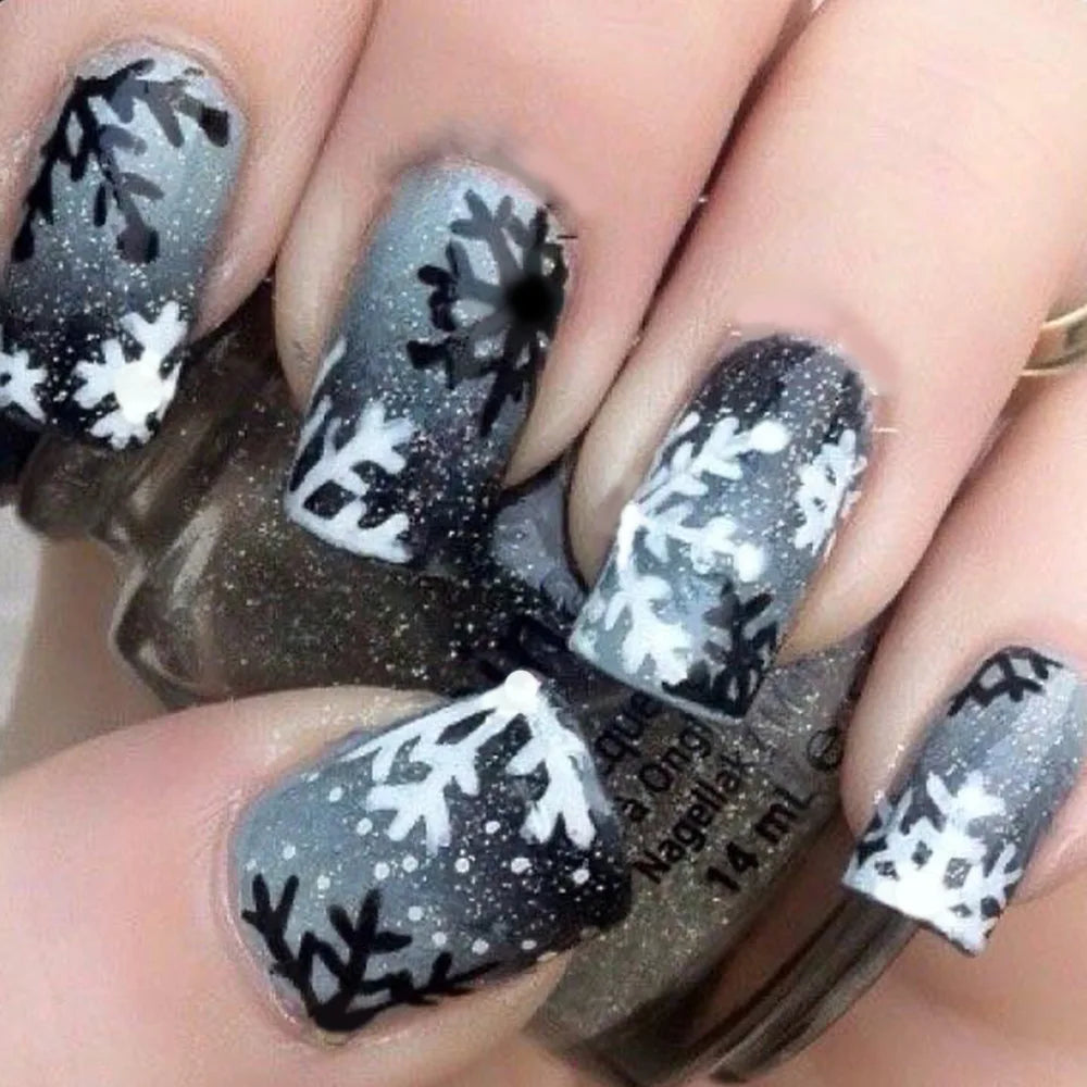 24pcs Merry Christmas Press On Nails