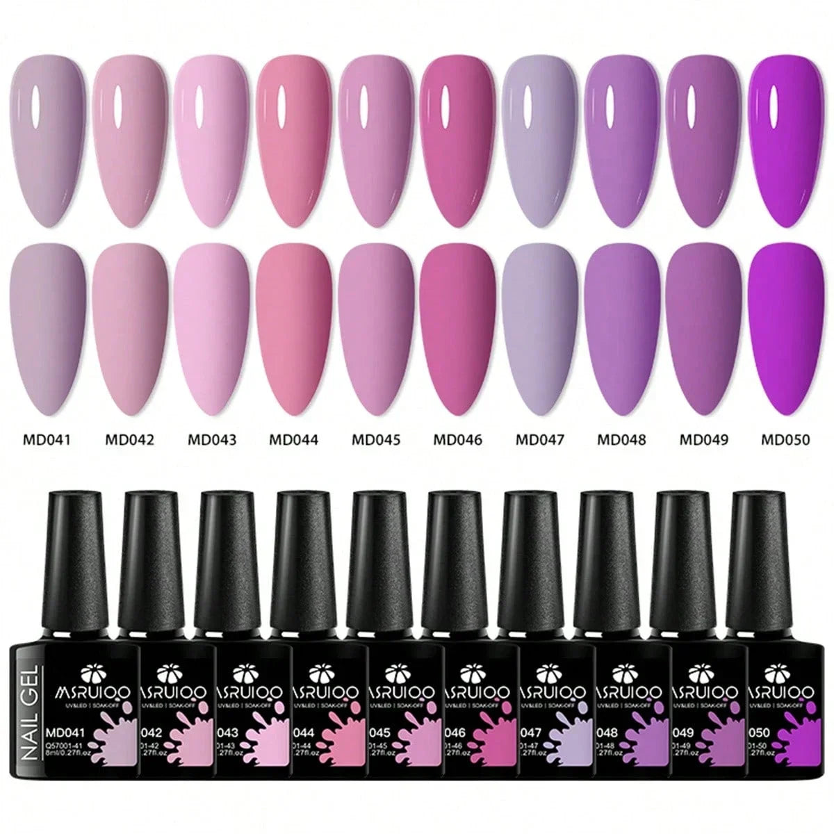 10pc Nail Gel Polish Set professional manicure tools set