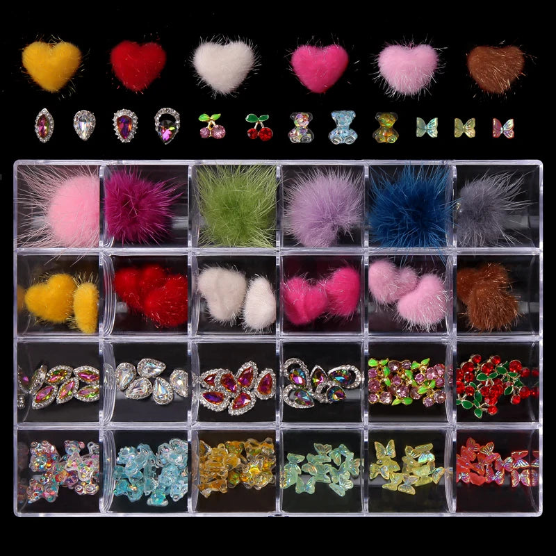 1Box Nail Rhinestones