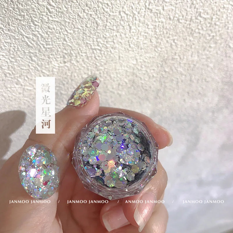 1Box Chameleon Nail Flakes Net2-3g
