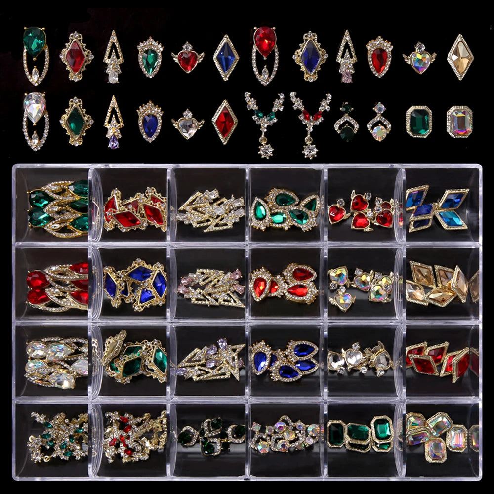 1Box Nail Rhinestones