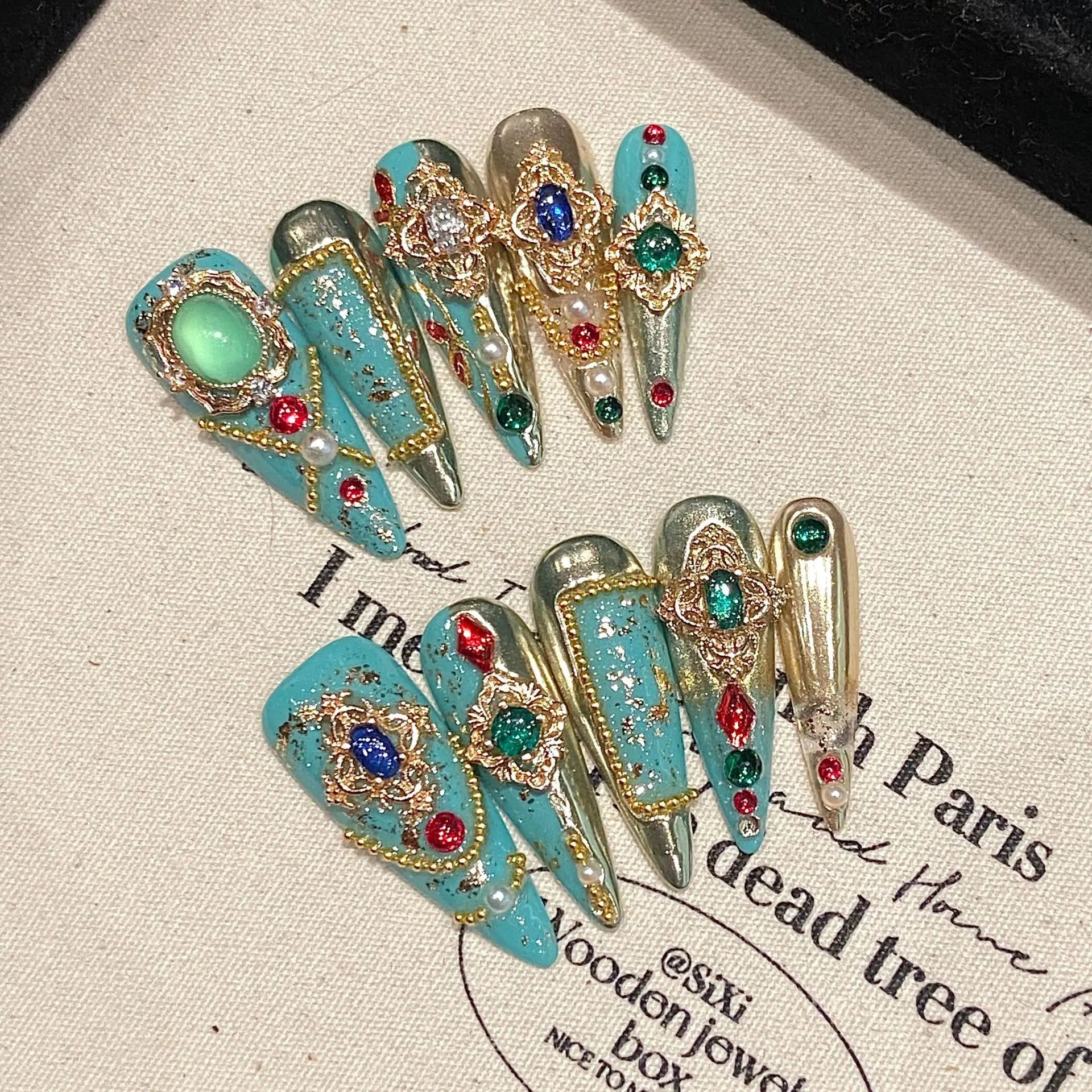 10pcsHandmade Press on Nails