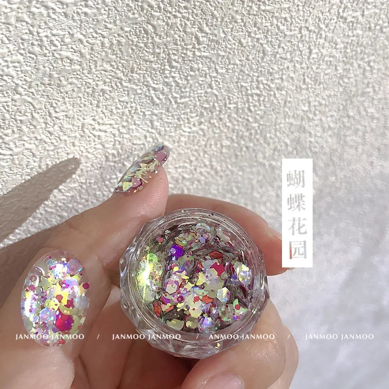 1Box Chameleon Nail Flakes Net2-3g