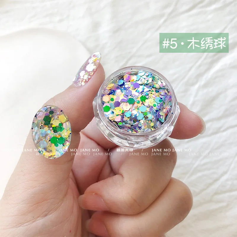 1Box Chameleon Nail Flakes Net2-3g