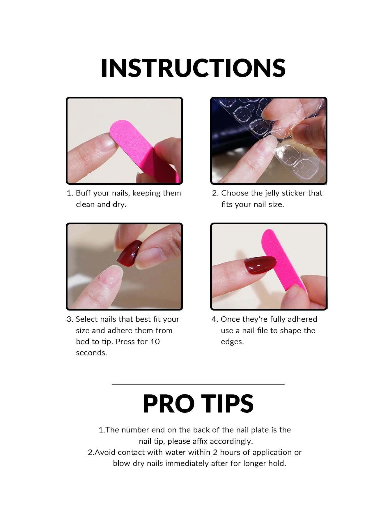 24PCS/1 BOX Gradient Patch  Fake Nail