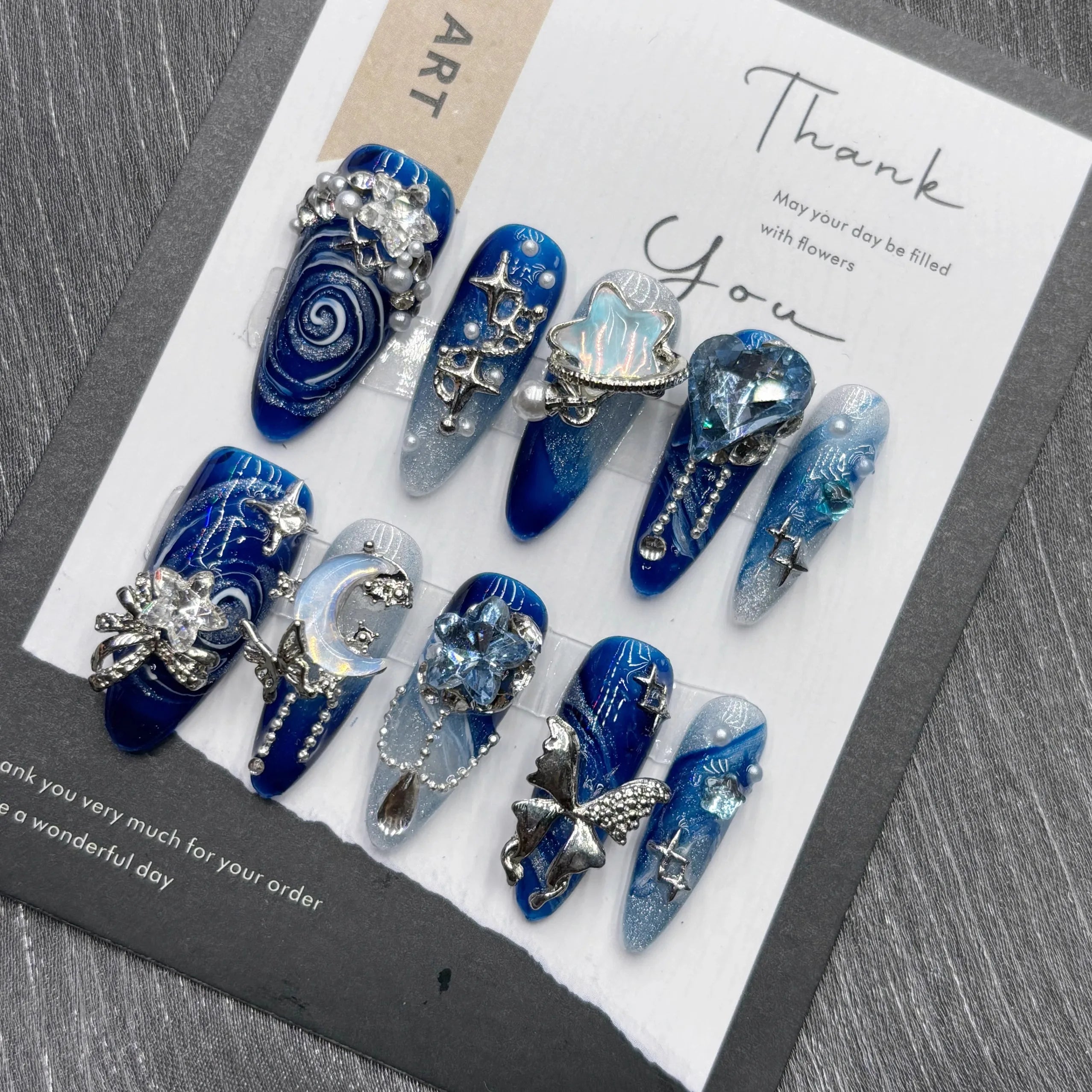 10Pcs High Quality Handmade Press on Nails
