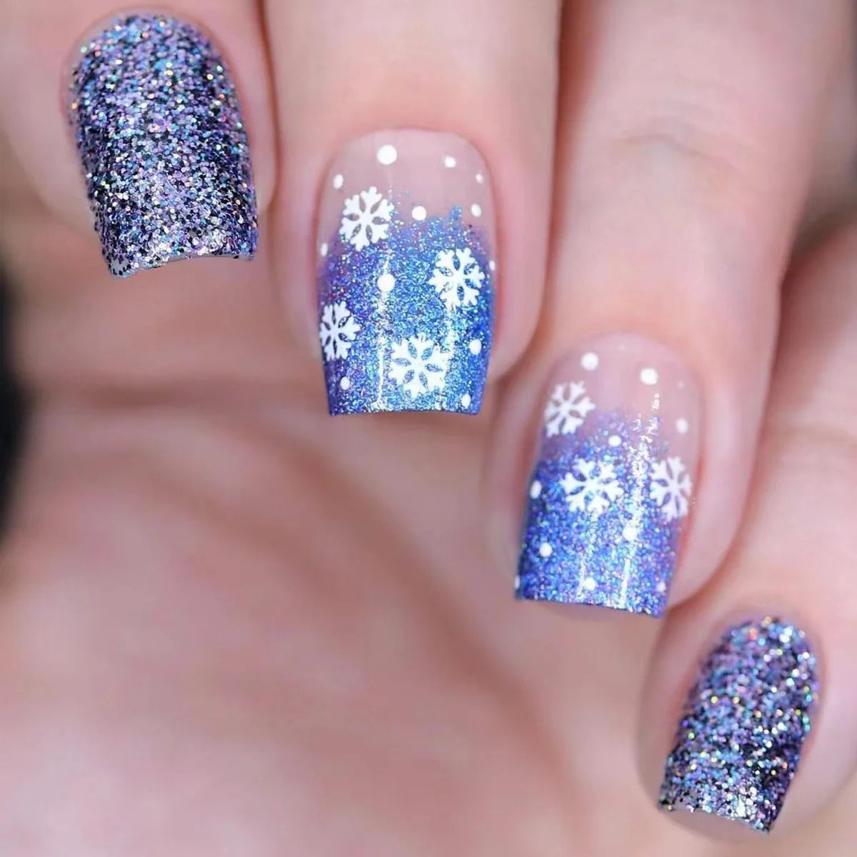 24pcs Merry Christmas Press On Nails