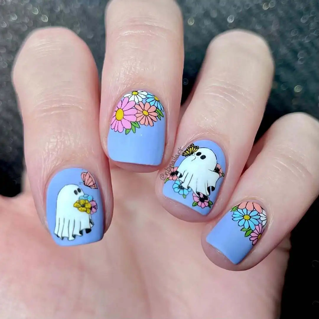 24pcs2025 New Halloween Press on Nails