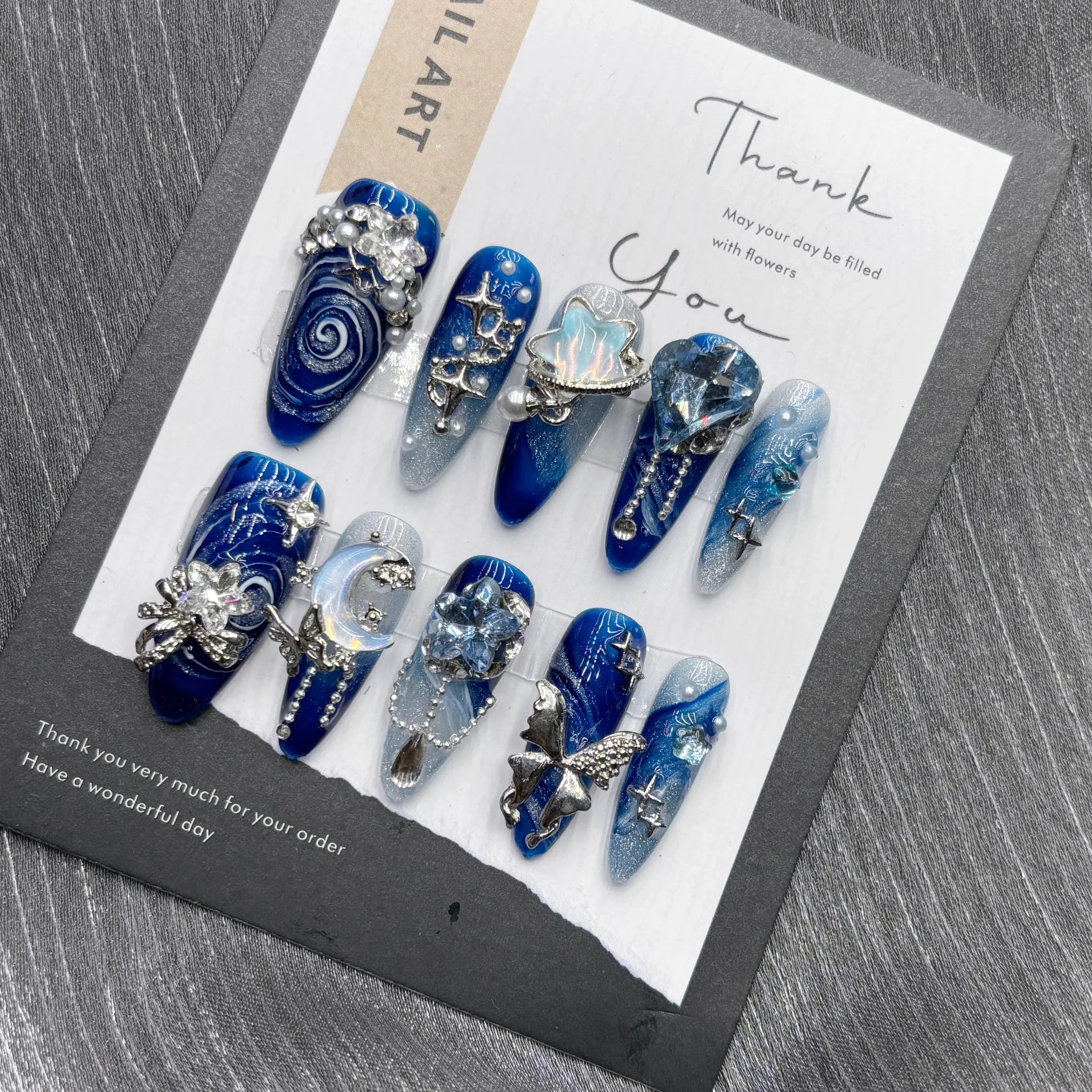 10Pcs High Quality Handmade Press on Nails