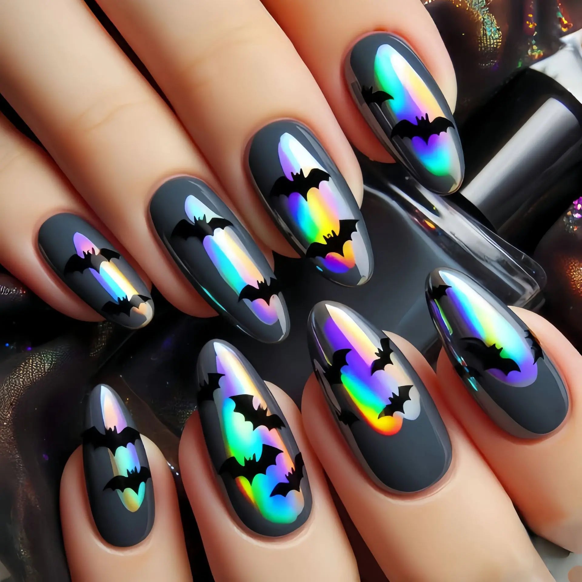 24pcs/set Medium fake nails for