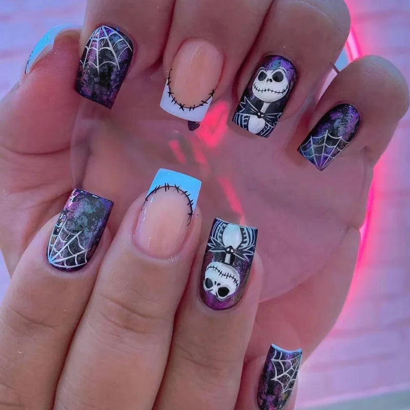 24pcsHalloween Fake Nails