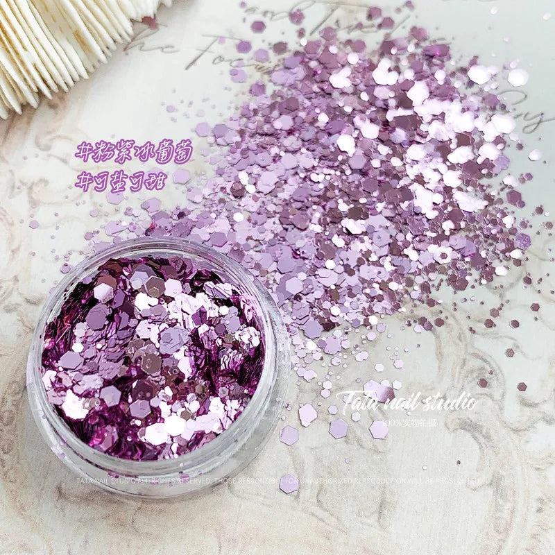 1Box Chameleon Nail Flakes Net2-3g