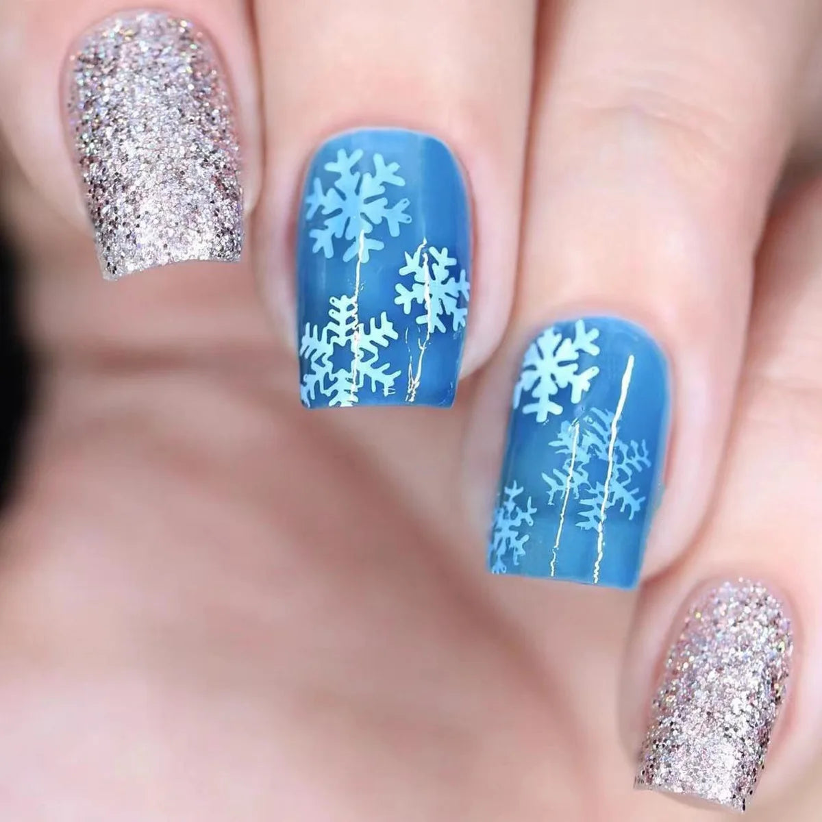 24pcs Merry Christmas Press On Nails