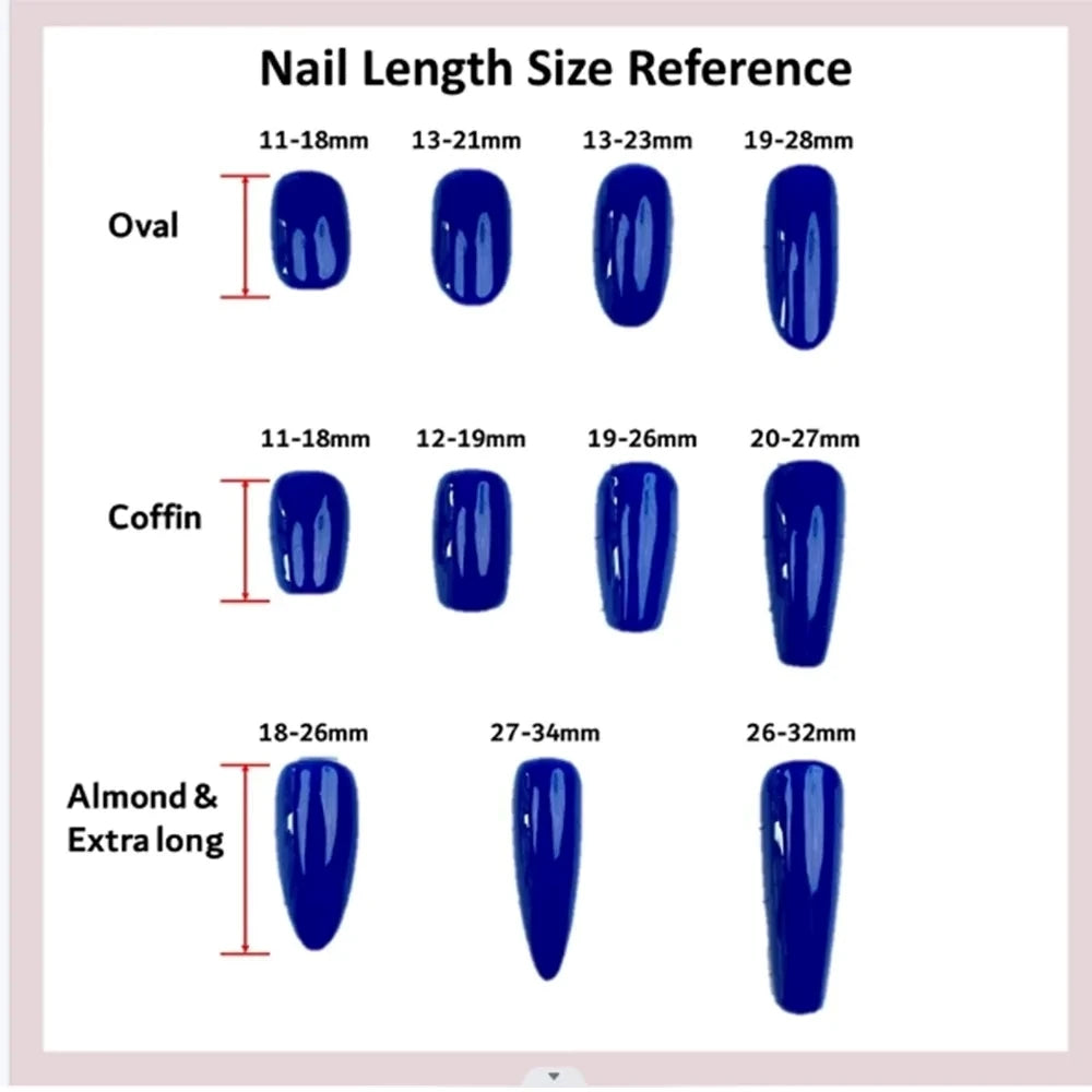 10Pcs High Quality Handmade Press on Nails