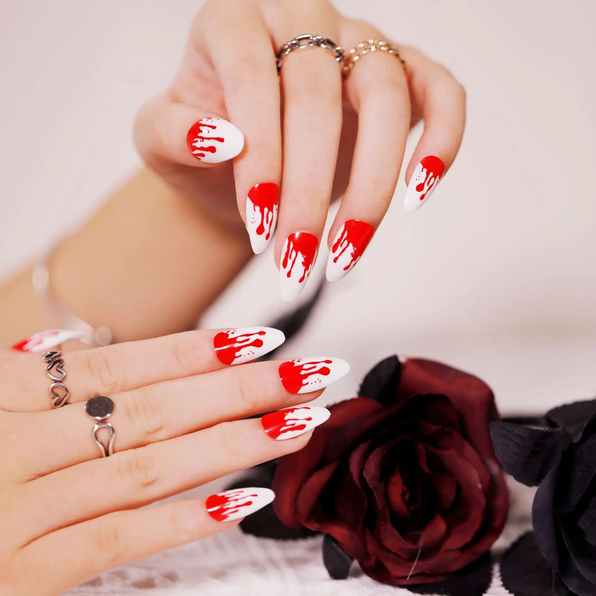 24pcsHalloween Fake Nails