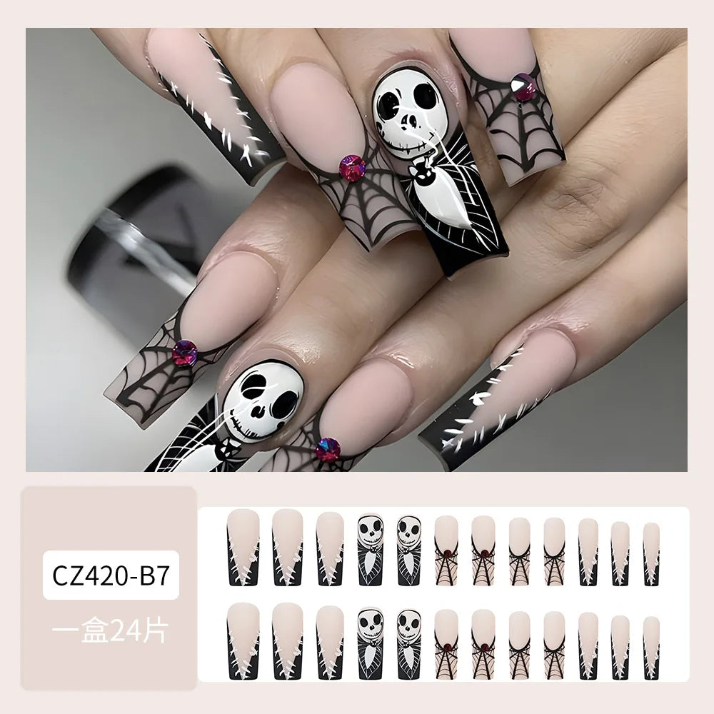 24pcs Halloween Press on Nails