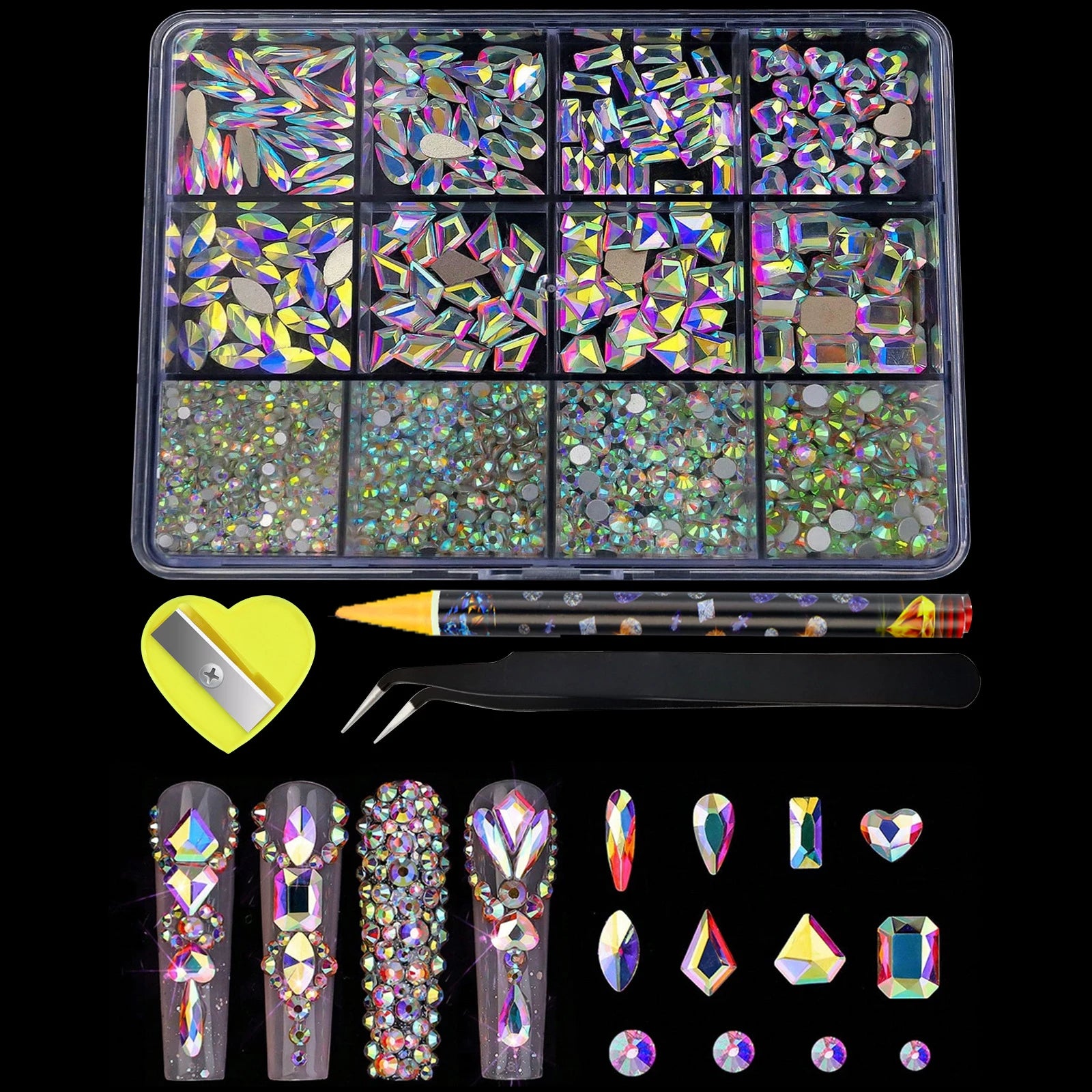 3D Multi-shape Luxury Nail