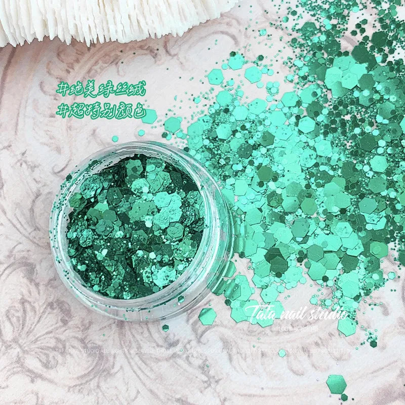 1Box Chameleon Nail Flakes Net2-3g