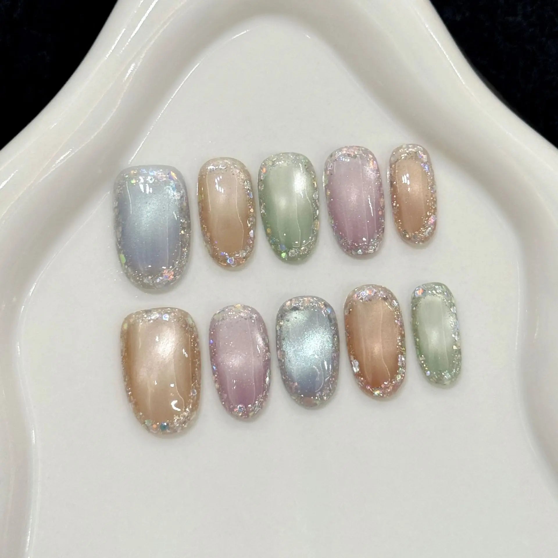 10pcs Handmade Press On Nails
