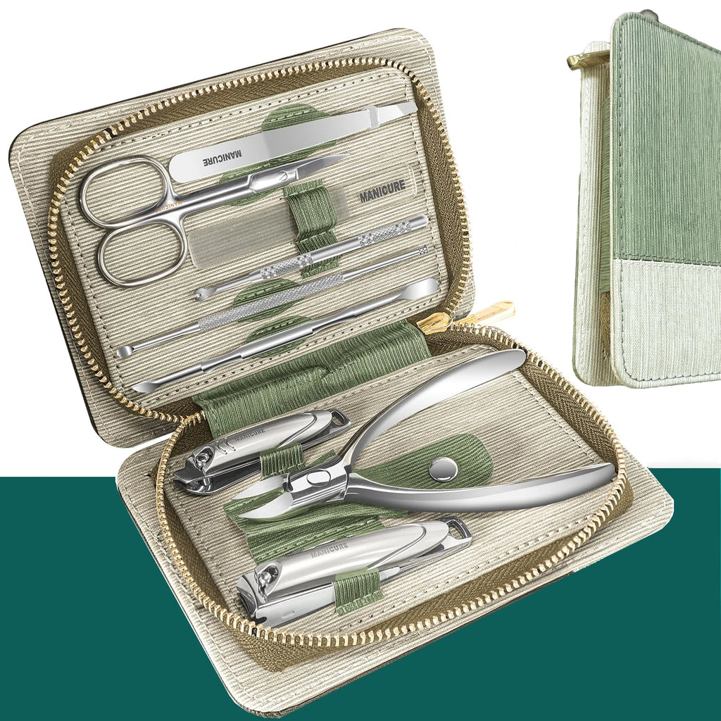 Manicure Set Professional 9 in 1 Nail Clippers Set