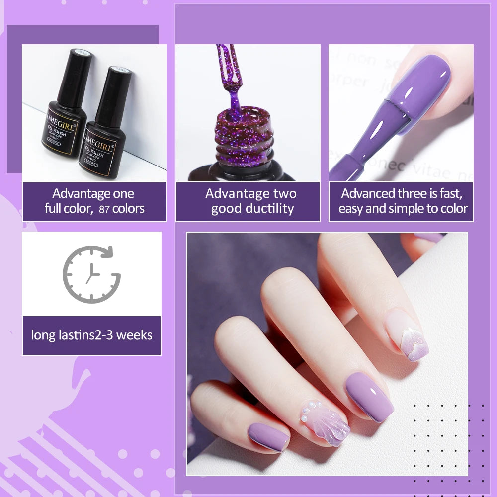 Nail Extension Kit Acrylic Gel Polish Nail with UV LED