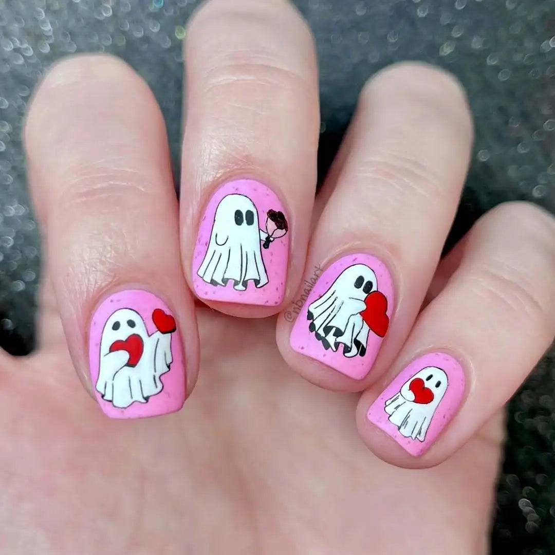24pcs2025 New Halloween Press on Nails