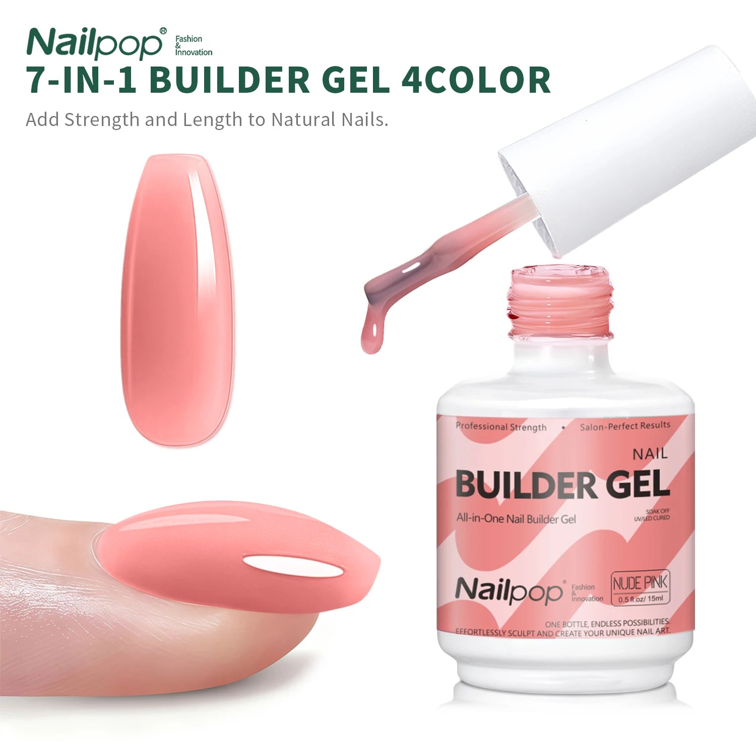 Nailpop 7IN1 Nail Gel Nail art 15ml