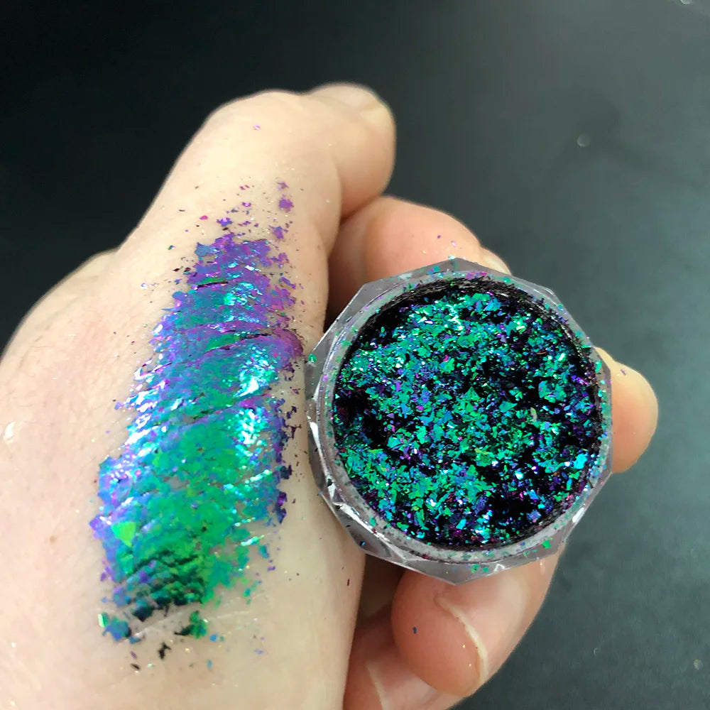 1Box Chameleon Nail Flakes Net2-3g
