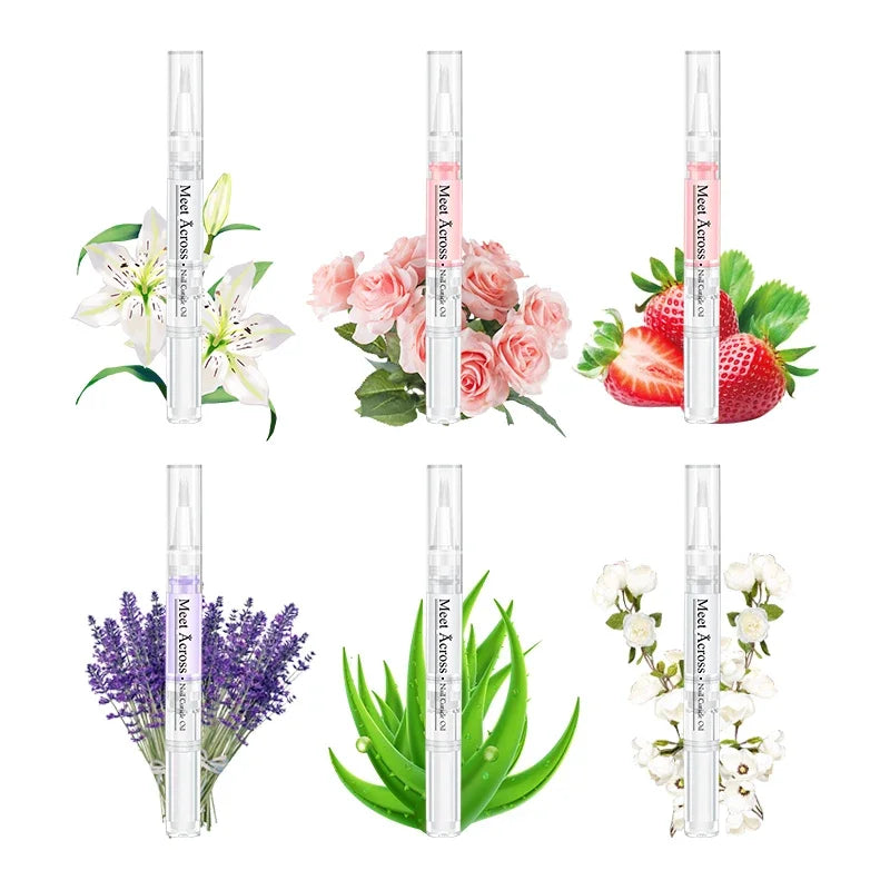 MEET ACROSS Nail Cuticle Oil Pen for Thin Nails